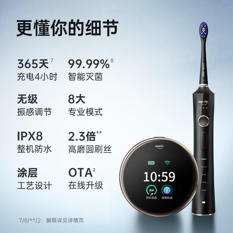 智能声波电动牙刷